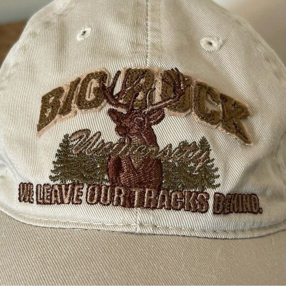 Big Buck University Bass Pro Shops Youth 4-7 Deer Hunting Hat Ball Cap good used - Picture 8 of 12